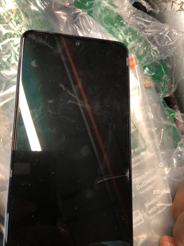 Photo 3 of **MINOR DAMAGE TO SCREEN STILL FUNCTIONAL SEE PHOTO-SET IN SPANISH**
Xiaomi Redmi Note 11 Pro+ Plus 5G + 4G 128GB + 8GB Unlocked 6.67" 108MP Night Mode (Ony Tmobile Mint Metro USA) + (w/Fast Car 51W Charger Bundle) (Star Blue)