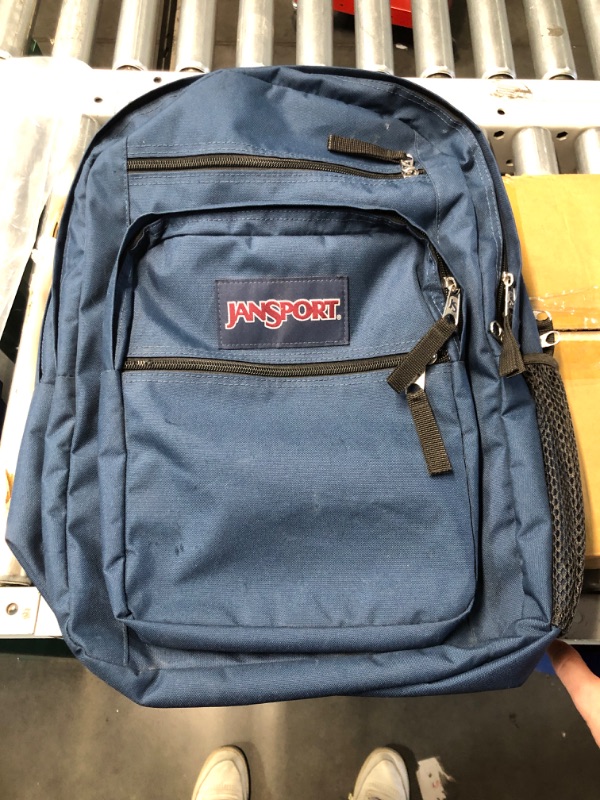 Photo 3 of (READ FULL POST) JanSport Laptop Backpack - Computer Bag with 2 Compartments, Ergonomic Shoulder Straps, 15” Laptop Sleeve, Haul Handle - Book Rucksack - Navy
