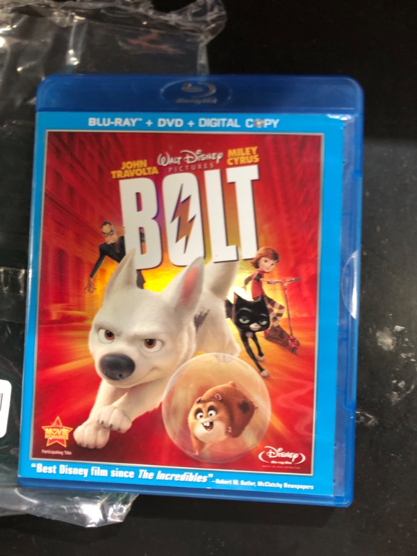 Photo 3 of ***FACTORY SEALED*** Bolt [3 Discs] [Includes Digital Copy] [Blu-ray/DVD] [2008]