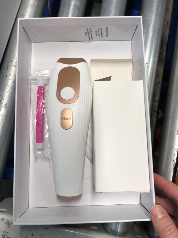 Photo 2 of (READ FULL POST) Laser Hair Removal IPL Laser Hair Removal for Women and Men Permanent, 999999 Flashes, At-Home Hair Removal Device for Facial Legs Arms Whole Body Use (White Gold)