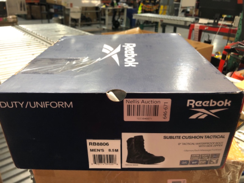 Photo 3 of (READ FULL POST) Reebok mens Sublite Cushion 8" Military Tactical Boot, Black, 8.5 US