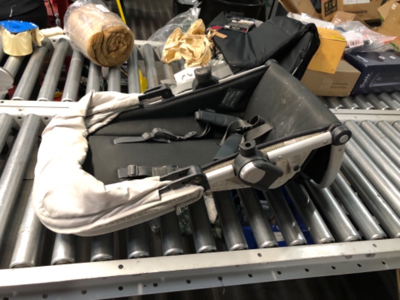 Photo 1 of ***HEAVILY USED AND DIRTY - SEE PICTURES - MISSING REAR WHEELS***
UPPAbaby Cruz V2 Stroller/Full-Featured Stroller with Travel System Capabilities/Toddler Seat, Bumper Bar, Bug Shield, Rain Shield Included/Declan (Oat Mélange/Silver Frame/Chestnut Leather