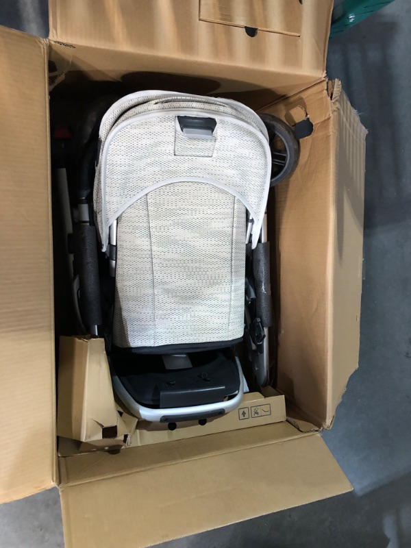 Photo 6 of ***HEAVILY USED AND DIRTY - SEE PICTURES - MISSING REAR WHEELS***
UPPAbaby Cruz V2 Stroller/Full-Featured Stroller with Travel System Capabilities/Toddler Seat, Bumper Bar, Bug Shield, Rain Shield Included/Declan (Oat Mélange/Silver Frame/Chestnut Leather