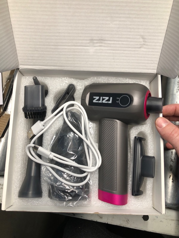 Photo 2 of (READ FULL POST) ZJZJ Handheld Car Vacuum Cleaner Cordless, 15000PA High Power Portable Car Vacuum Cleaner & Air Duster with 3 Gear, Digital Display, Mini Hand Held Vacuum Cleaner Rechargeable for Home, Car, Pet Hair