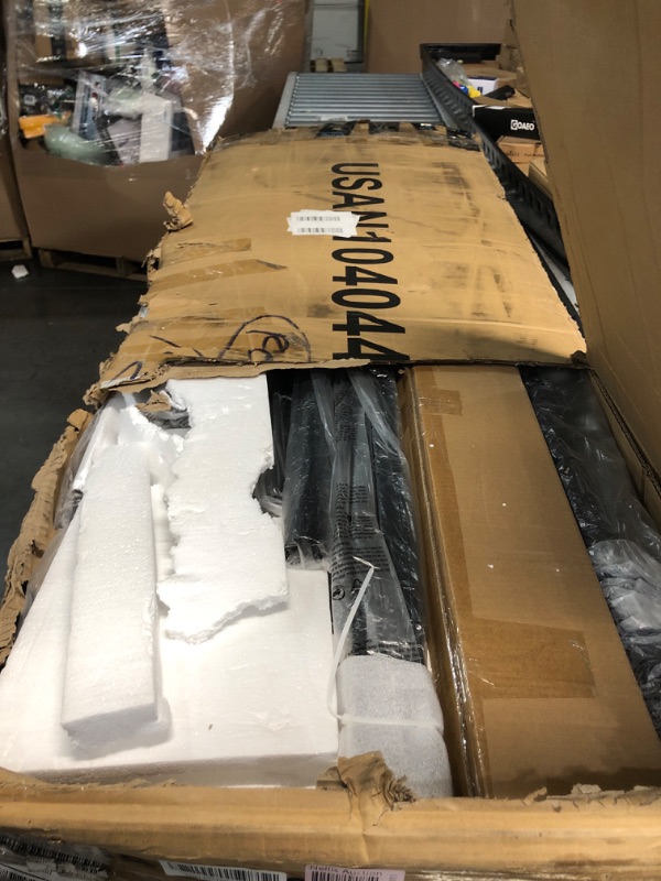 Photo 1 of **MAY BE INCOMPLETE**
Allewie 14 Inch Queen Size Metal Platform Bed Frame with Victorian Vintage Foundation/Black