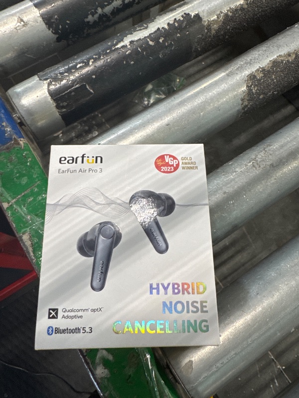 Photo 1 of EarFun Air Pro 3 Noise Canceling Headphones, Qualcomm® aptX™ Adaptive Sound, 6 CVC 8.0 ENC Microphones, Bluetooth 5.3 Headphones, Multipoint Connection, 45 Hour Playtime,