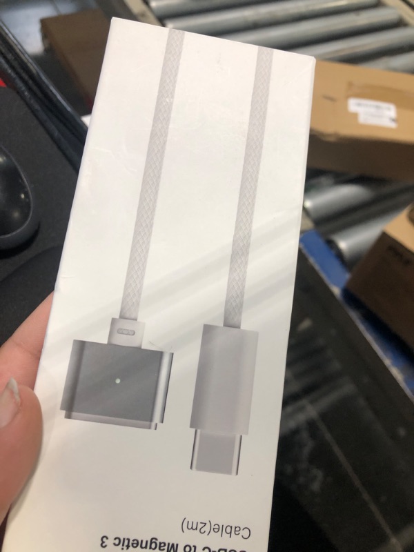 Photo 1 of 140W USB-C to Magnetic 3 Cable, Compatible with MacBook Pro 2021 M1 Pro & Max Chip 14" 16", MacBook Air 2022 2023 M2, MacBook Pro 2023 M2 Pro & Max Chip 14" 16", Safe 3 Cable for MacBook - 6.6ft