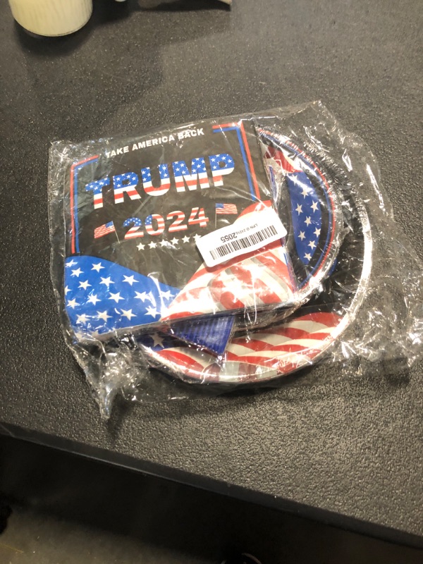 Photo 2 of 96 Pcs President Trump Party Supplies Trump 2024 Paper Plates Napkins Tablewares Take America Back Party Dinnerware Serve 24 Guests Flower Party Favors Patriotic Party Decorations