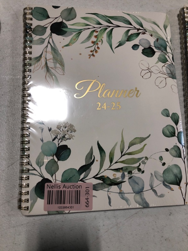 Photo 2 of 2025 Planner - 9" x 11" Planner Weekly and Monthly 2025, from JAN. 2025 to DEC. 2025, Calendar Planner 2025 with Tab, Twin-Wire Binding, Inner Pocket