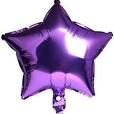 Photo 1 of 10pcs Star Shape Foil Balloons.Purple Mylar Helium Balloons for Birthday,Graduation Wedding Supplies