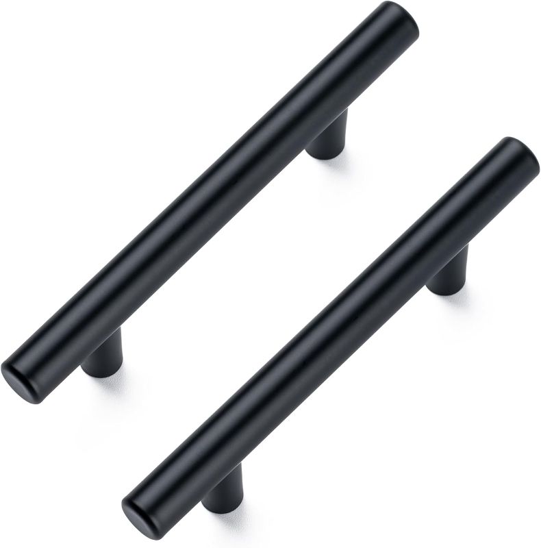 Photo 1 of 10 Pack 5'' Cabinet Pulls Matte Black Stainless Stainless Steel Kitchen Drawer Pulls Cabinets Handles, 3 Inch Hole Center