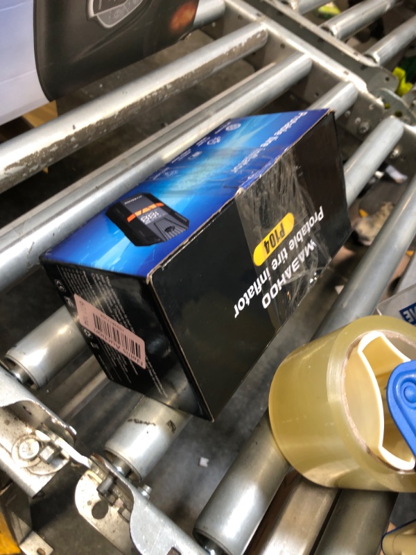 Photo 1 of Tire Inflator Portable Air Compressor, 150 PSI Cordless Tire Inflator, Electric Tire Pump with LCD Pressure Gauge, Quick Inflation Portable Air Pump for Car, Motorcycle, Bike, Ball, Car Accessories