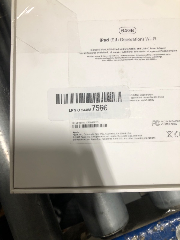 Photo 1 of Apple iPad (9th Generation): with A13 Bionic chip