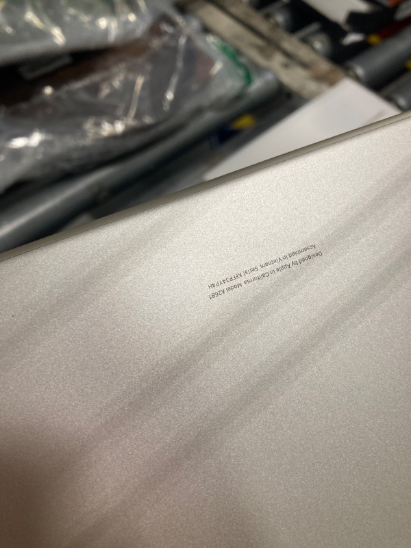 Photo 1 of **LOCKED**Apple 2022 MacBook Air Laptop with M2 chip: Built for Apple Intelligence, 13.6-inch Liquid Retina Display, 8GB RAM, 256GB SSD Storage, Backlit Keyboard, 1080p FaceTime HD Camera; Starlight