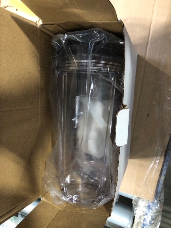 Photo 1 of 24oz Blender Cups Blade Replacement for Ninja Blender Replacement Parts with To-Go Lids 7 Fins Blade Assembly Compatible with BL482_30 CT680 BL492_30 BN801 BL2012