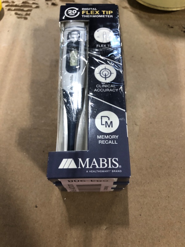 Photo 3 of *** Set 3** MABIS Digital Thermometer for Babies, Children and Adults for Oral, Rectal or Underarm Use, Blue, 20 Sec