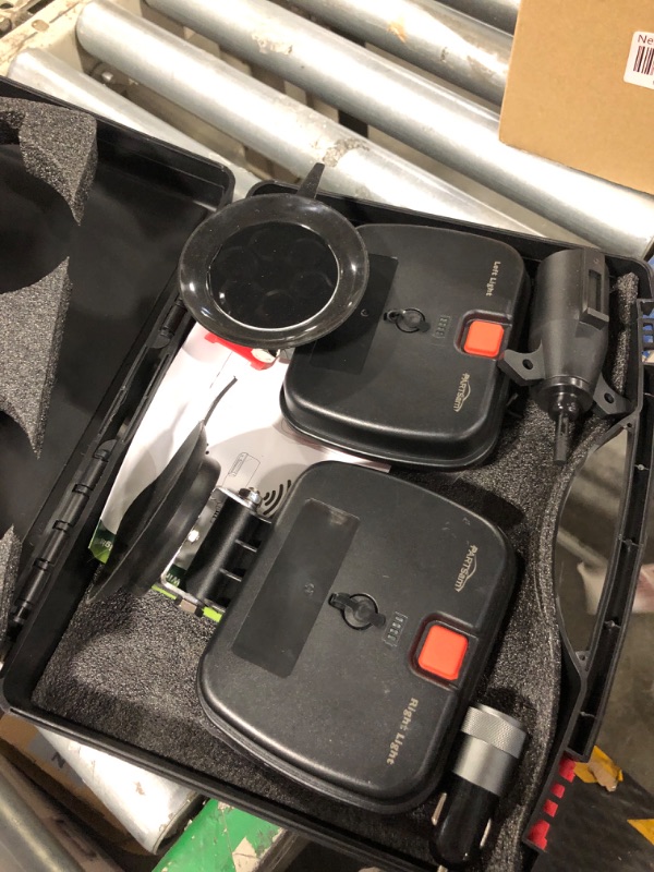 Photo 1 of Partsam LED Magnetic Towing Tail Light Wireless LED Trailer Light Kit Universal Stop Turn Running Backup Reverse Light Red+Clear Lens w/ 7-Pin Plug Dual USB Cable Charger for Trucks Trailers 12-24V