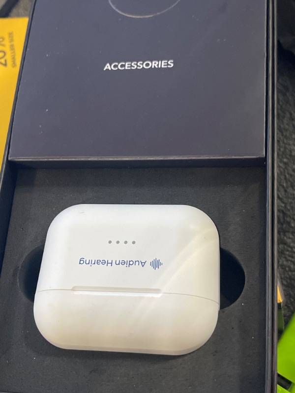 Photo 1 of Audien ATOM PRO 2 Wireless Rechargeable OTC Hearing Aid, Premium Comfort Design and Nearly Invisible