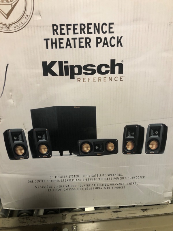 Photo 2 of 
Klipsch Black Reference Theater Pack 5.1 Surround Sound System