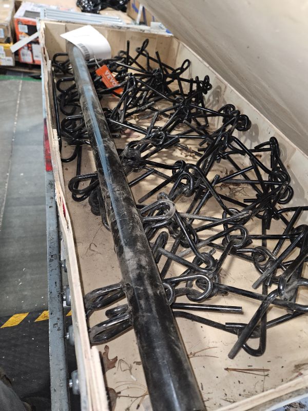 Photo 1 of **USED**
VEVOR Chain Harrow, 4ft x 4ft Durable Drag Mat with 69 Sharp Teeth, Suitable for ATV UTV Tractor, Ideal for Soil Preparation, Seeding, Smoothing Landscapes, and Yard Gravel Driveway Maintenance