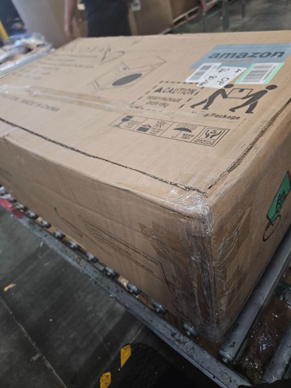 Photo 1 of SICOTAS Rattan Nightstand Set of 2, Boho Tall Night Stand with Charging Station, Wooden Farmhouse Bedside End Table with Storage, 4-Tier Nightstands with Adjustable Shelf for Bedroom or Living Room