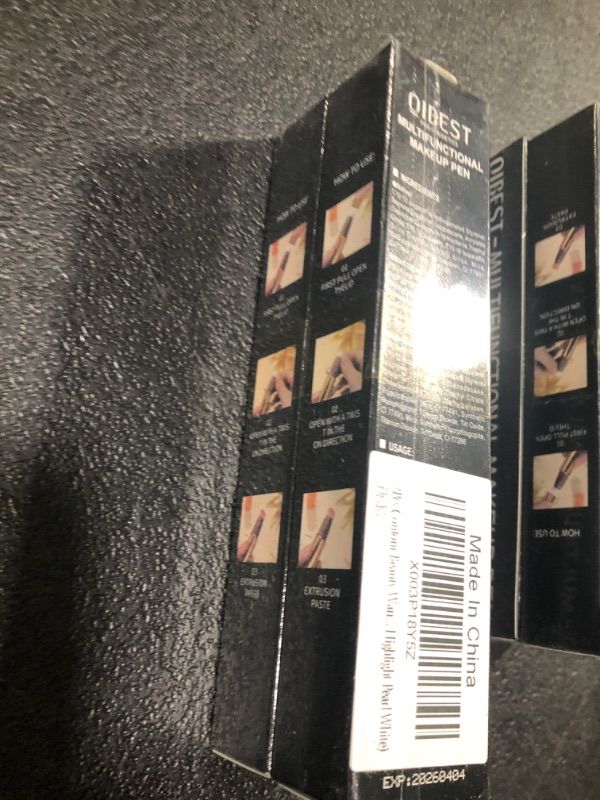 Photo 1 of 2 Color Blush Beauty Wand, Highlighter and Blush Rouge Stick,Smooth Natural Matte Finish, Long-wearing.(03#Blush Peach 04#Highlight Pearl White)