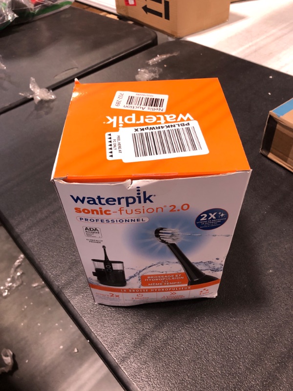 Photo 3 of ***WATER FLOSSER ONLY*** Waterpik Sonic-Fusion 2.0 Professional Flossing Toothbrush, Electric Toothbrush and Water Flosser Combo In One, Black SF-04, Packaging May Vary Black Version 2.0