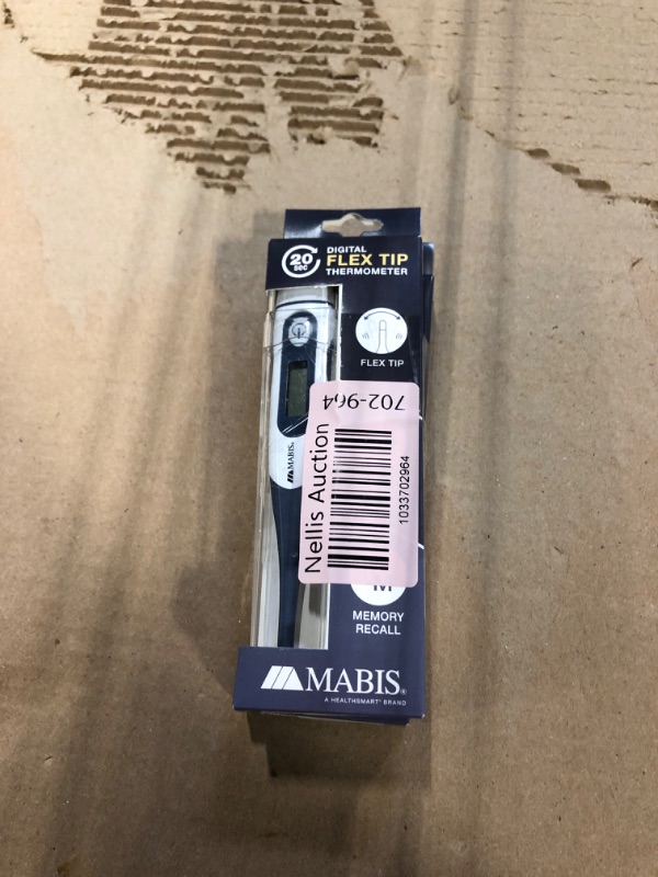 Photo 2 of ** 2 set**MABIS Digital Thermometer for Babies, Children and Adults for Oral, Rectal or Underarm Use, Blue, 20 Sec