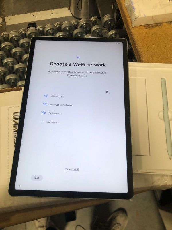 Photo 5 of ***item is locked, needs to be reset*** SAMSUNG Galaxy Tab S9 FE+ 12.4” 128 GB Android Tablet, IP68 Water- and Dust-Resistant, Long Battery Life, Powerful Processor, S Pen, 8MP Camera, Lightweight Design, US Version, 2023, Mint