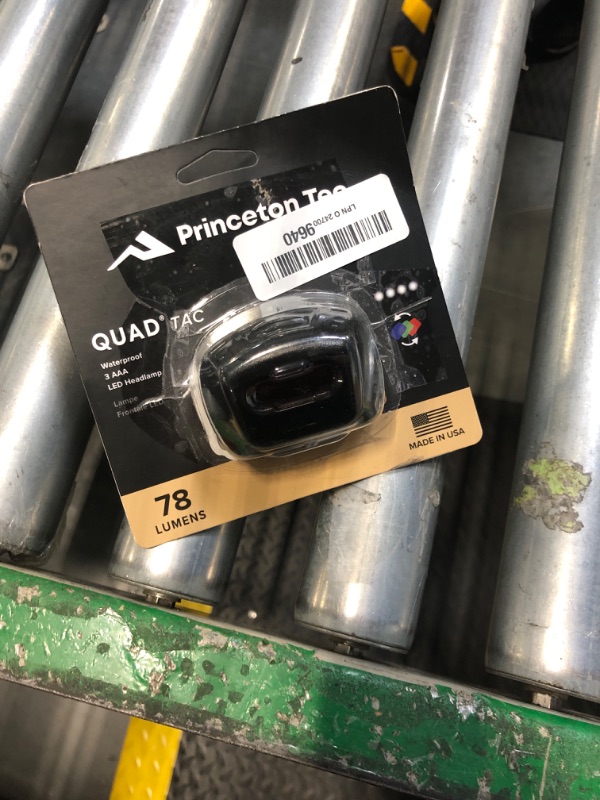 Photo 2 of ***batteries is not in the box, don't know if install in the device or not***Princeton Tec Tactical Quad LED Headlamp