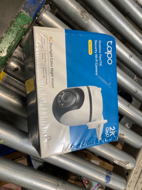 Photo 2 of  *** FACTORY SEALED ***  TP-Link Tapo 2K QHD Pan/Tilt Outdoor Wired Security Wi-Fi Camera, 360° Visual Coverage, Starlight Full-Color Night Vision Up to 98ft, Person/Pet/Venicle Detection,Physical Privacy Mode(Tapo C520WS)