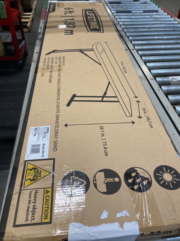 Photo 1 of LIFETIME 80176 Folding Conference Training Table