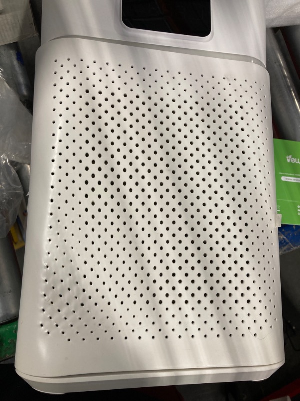 Photo 5 of ***THE LID DOES NOT FIT***/***CHECK DAMAGE IN REAL IMAGE***/ ***NO RETURN***
 Air Purifiers, Home Air purifier for Large Room Bedroom Up to 1560ft², VEWIOR H13 True HEPA Air Filter for Wildfire Smoke Pets Pollen Odor, with Air Quality Monitoring Light, Au