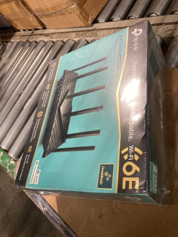 Photo 5 of ***FACTORY SEALED OPEN FOR INSPECTION***
TP-Link AXE5400 Tri-Band WiFi 6E Router (Archer AXE75)- Gigabit Wireless Internet Router