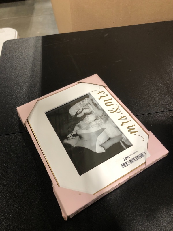 Photo 1 of 5x7 Mrs. and Mrs. Frame in Decorative Gift Box - Mrs and Mrs Picture Frame, Mrs and Mrs Wedding Gift, Mrs Picture Frame, Mrs Frame, Pride Picture Frame