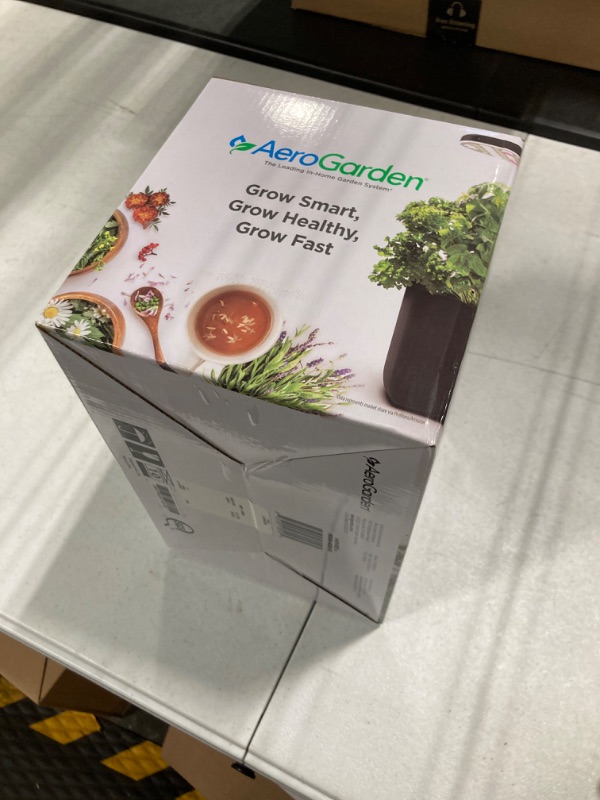 Photo 2 of AeroGarden Harvest 2.0, Indoor Garden Hydroponic System with LED Grow Light, Holds up to 6 AeroGarden Pods, Black