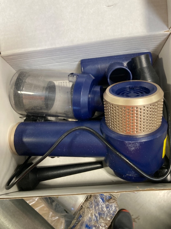 Photo 2 of ***used**** PARTIAL SET***JONYJ Handheld Car Vacuum Cleaner, 16000PA Car Vacuum Portable Cordless, 2 in 1 Vacuum Cleaner and Air Duster with LED Light, Multi-Nozzles, 120W High Power Hand Held Vacuum for Car, Pet, Home, Office