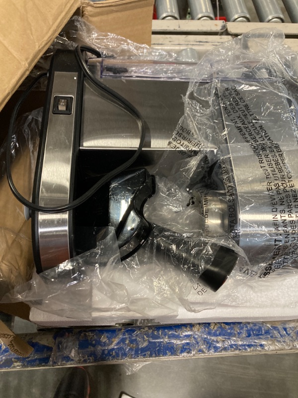 Photo 3 of ****USED****amzchef Espresso Machine with 20 Bar, Professional Espresso Maker with Milk Cream/Steam Stick, Compact Stainless Steel Coffee Machines, 34oz Household Detachable Water tank, Gift for Dad or Mom