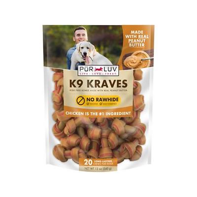 Photo 1 of Pur Luv K9 Kraves Peanut Butter Dog Treats, 12-oz bag