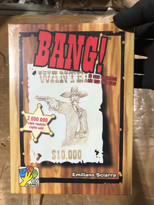 Photo 2 of BANG! The Wild West Card Game by Emiliano Sciarra - Wanted - New & Sealed