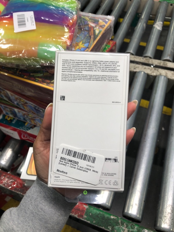 Photo 3 of FACTORY SEALED*****
Apple iPhone 12 Mini (128GB, White) [Locked] + Carrier Subscription