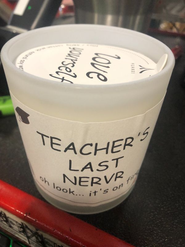 Photo 1 of ****USED***Teacher Gifts for Women, Unique Teacher Gifts, Best Gifts for Teacher, Funny Unique Appreciation Gift for Christmas Birthday, Lavender Scented Soy Candles, StyleB