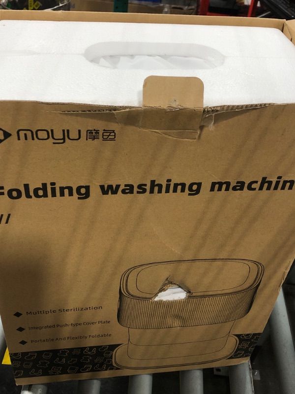 Photo 1 of MINANOV Mini Portable Washing Machine - Automatic Foldable Washing machine with Blue Light- For Underwear, Socks, Baby Clothes, Towels - Collapsible Washing Machine for Travel,Camping, Dorm, RV