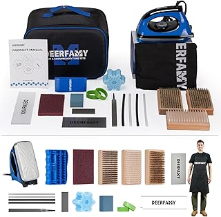 Photo 1 of DEERFAMY
Complete Basic Snowboard Tune Kit with Wax, Ski Snowboard Wax Kit with Waxing Iron, Wax, 