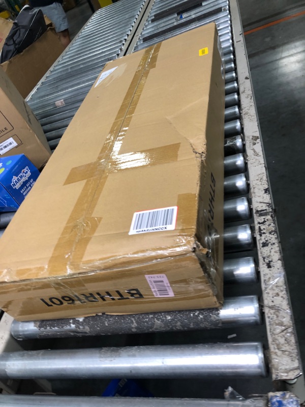 Photo 1 of MAHANCRIS Narrow Bar Table, 63-Inch Pub Table for Dining Room, Counter Bar Table with Sturdy Metal Frame, Connectable Bar Table, Multifunctional Console Table, Rustic Brown BTHR1601