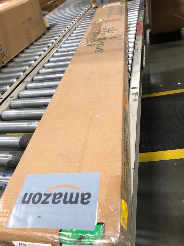 Photo 1 of ZINUS Quick Lock Bunkie Board, Box Spring & Bed Slat Replacement, Metal Frame with Steel Slats, Easy Assembly, Queen