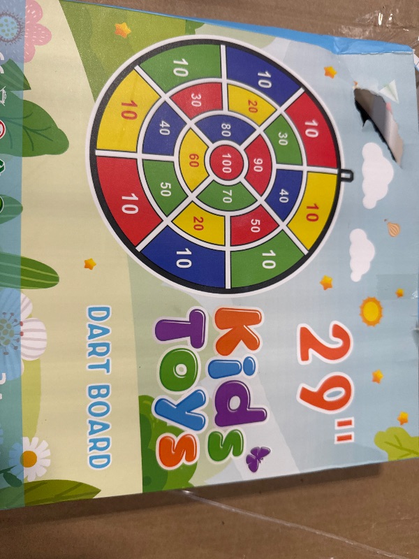 Photo 2 of 29" Large Dart Board for Kids