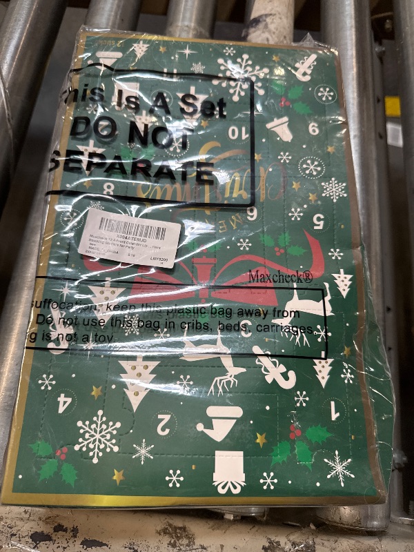 Maxcheck Holiday 12 Days Advent Calendar 2024 Lip Balm Gift Set 12 Pcs