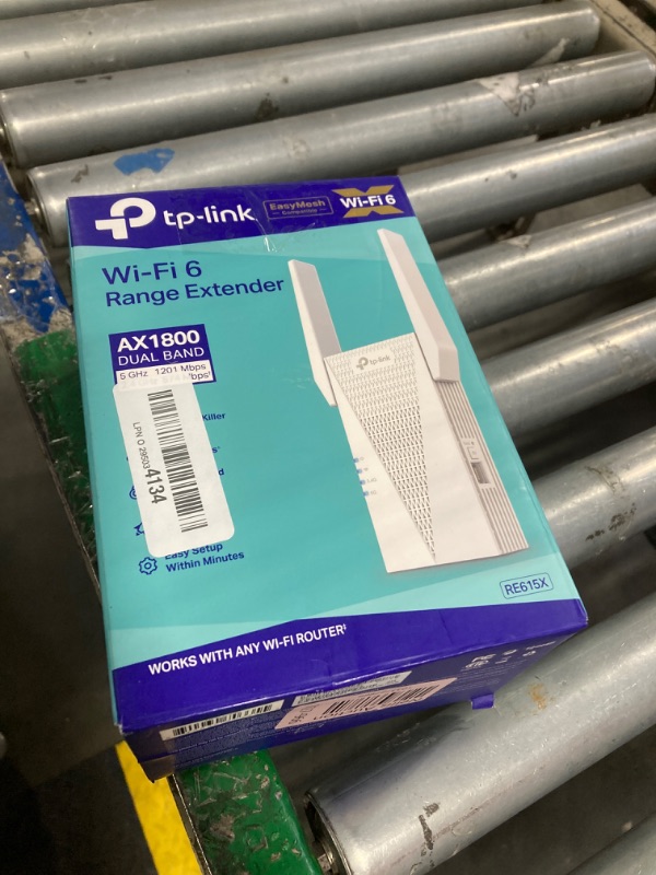 Photo 1 of TP-Link AX1800 WiFi 6 Range Extender with Ethernet Port | Internet Signal Booster for Home | Dual-Band Wireless Repeater Amplifier | Access Point Mode | APP Setup | OneMesh Compatible (RE615X)