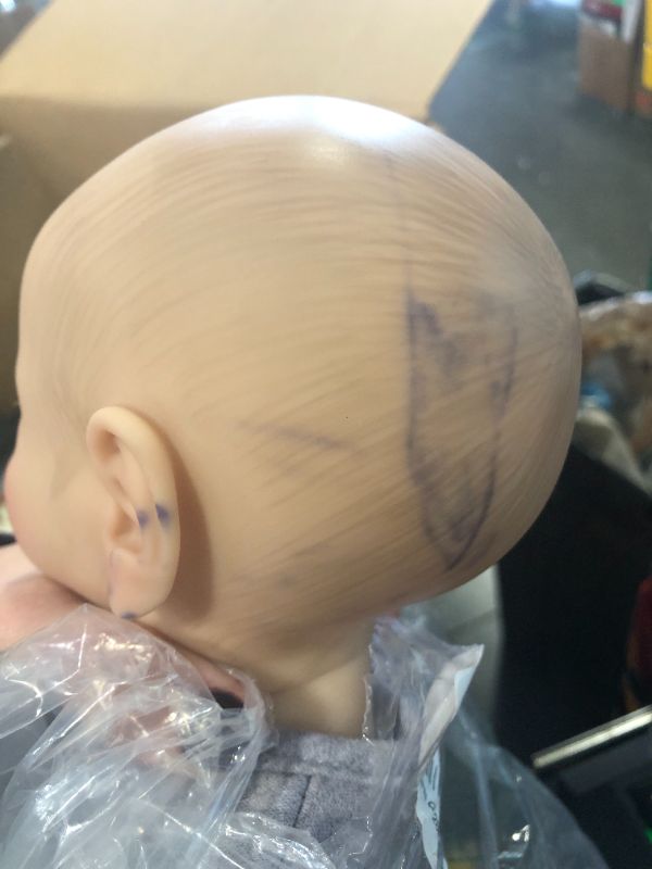 Photo 1 of ***USED***STAIN****JIZHI Lifelike Reborn Baby Dolls - 17 Inch Realistic Newborn Baby Dolls Real Life Baby Dolls Full Vinyl Poseable Body Sleeping Baby Boy with Feeding Kit for Children 3+